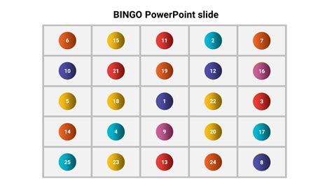 Bingo Powerpoint Template Free